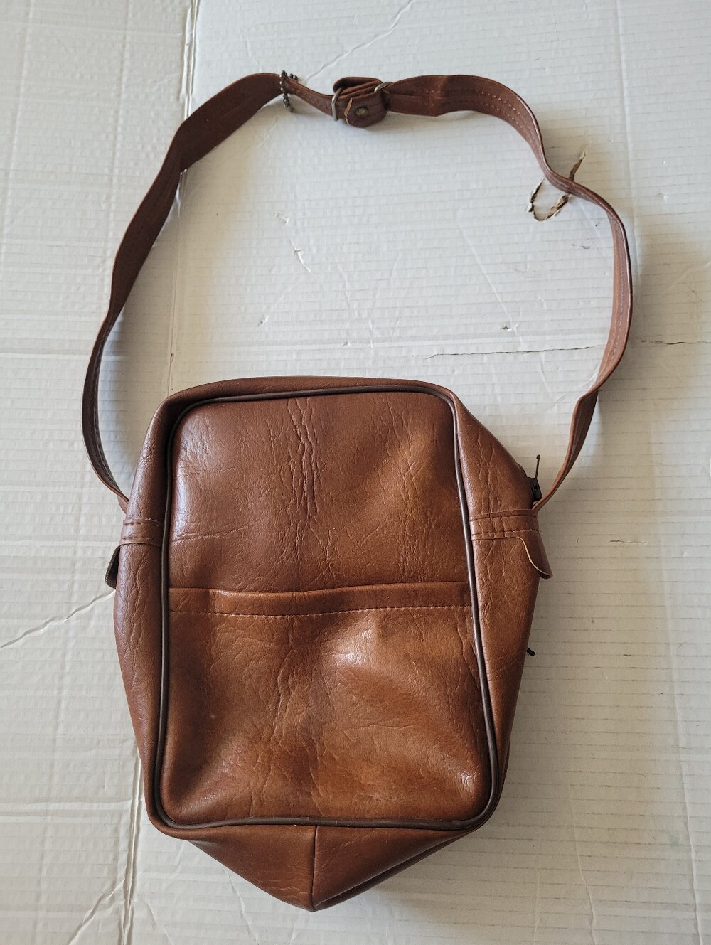 Vintage Select Or-Plast Ltd Brown Camera Bag With Strap